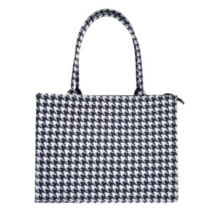 Painted Black and White Tote Bag